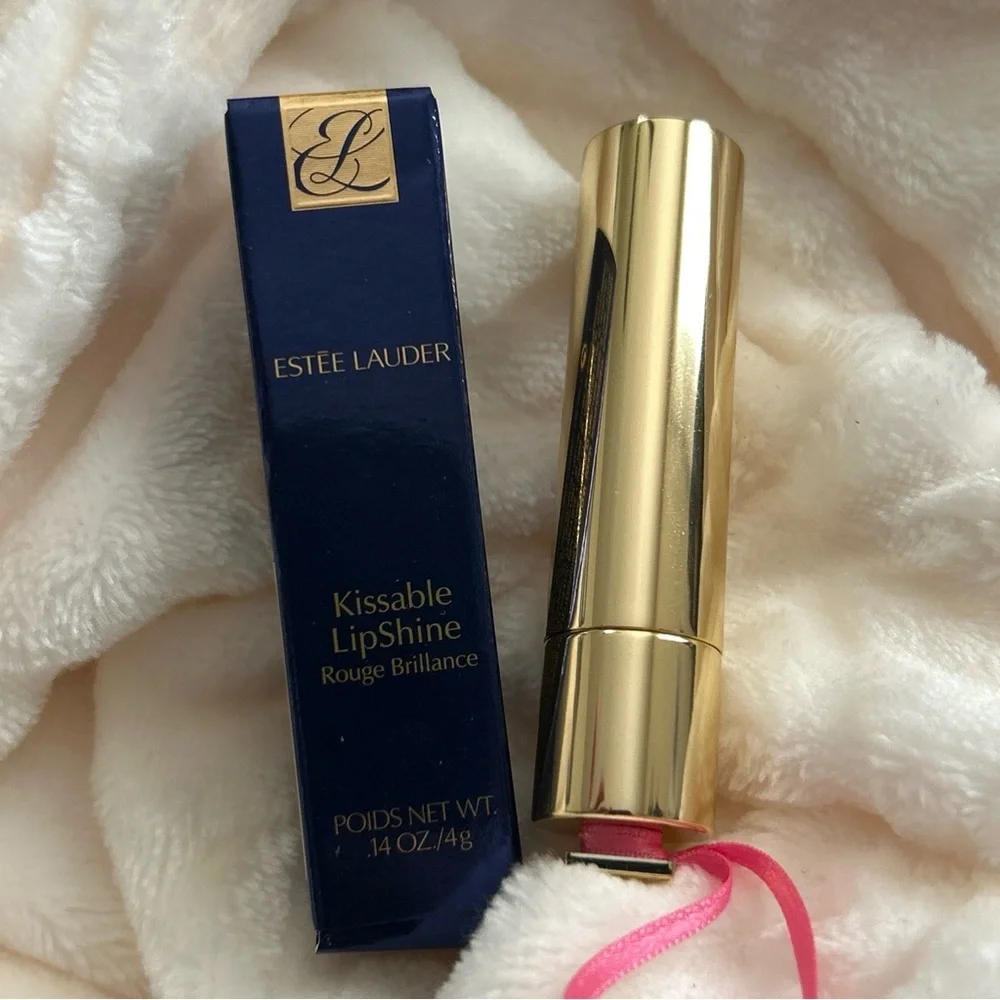 Estee Lauder Kissable LipShine #04 Majorca Kiss NEW (soft coral w/light shine) - Picture 1 of 14